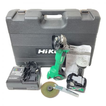  HiKOKI ハイコーキ 36V コードレスディスクグラインダ 100mm  （バッテリ1個・充電器・ケース付） G3610DA XP グリーン