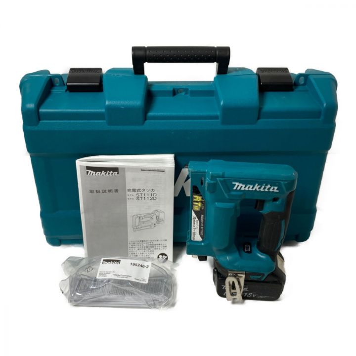 中古】 MAKITA マキタ 18V 充電式タッカ RT線 10mm×7~10mm (バッテリ1 ...