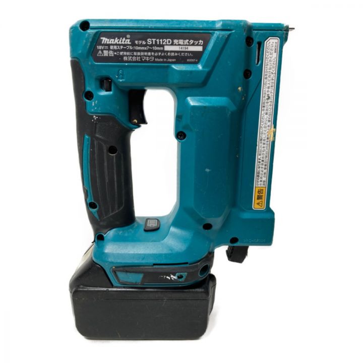 MAKITA マキタ 18V 充電式タッカ RT線 10mm×7~10mm (バッテリ1個・ケース付）充電器なし ST112D  ブルー｜中古｜なんでもリサイクルビッグバン