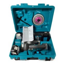 ＊＊ MAKITA マキタ 18V 充電式チップソーカッター (バッテリ2個・充電器・ケース付） CS551DRGXS ブルー Bランク