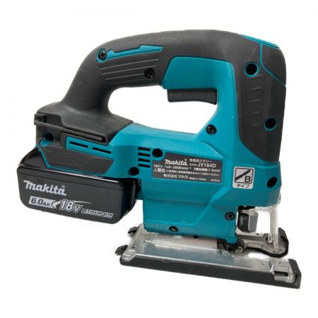  MAKITA マキタ 18V 充電式ジグソー (バッテリ1個・ケース付）充電器なし JV184D ブルー