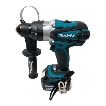  MAKITA マキタ 18V 充電式ドライバドリル (バッテリ2個・充電器・ケース付） DF458D ブルー