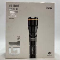 DanForce 多機能型タクティカルライト 懐中電灯 750/1080ルーメン G1 PRO ブラック Aランク