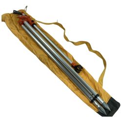 ＊＊ SOKKIA ソキア ソキア プリズム用 三脚 専用ケース付 PUS2 シルバー×オレンジ Cランク