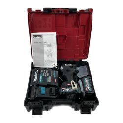 ＊＊ MAKITA マキタ 40Vmax 充電式インパクトドライバ バッテリ2個・充電器・ケース付 TD002GRDXB ブラック Sランク