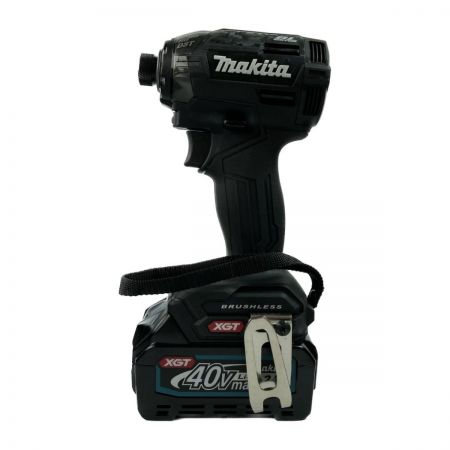  MAKITA マキタ 40Vmax 充電式インパクトドライバ バッテリ2個・充電器・ケース付 TD002GRDXB ブラック