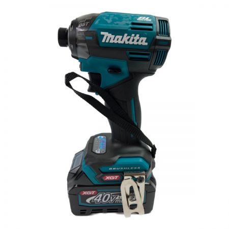  MAKITA マキタ 40Vmax 充電式インパクトドライバ (バッテリ2個・充電器・ケース付) TD002GRDX ブルー