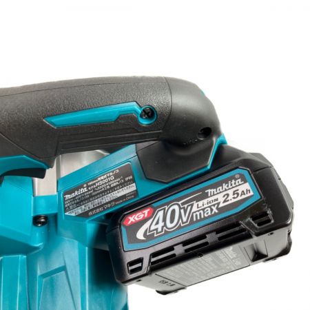  MAKITA マキタ 40Vmax 165mm 充電式丸ノコ (バッテリ2個・充電器・ケース付） HS001GRDX ブルー