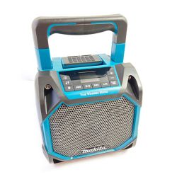 ＊＊ MAKITA マキタ 充電10.8-18V 充電式スピーカー (バッテリー・充電器別売) MR203 ブルー Aランク