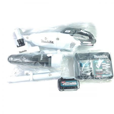  MAKITA マキタ 40Vmax 充電式クリーナ (バッテリ1個・充電器付） CL001GRDCW ホワイト