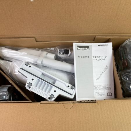  MAKITA マキタ 40Vmax 充電式クリーナ (バッテリ1個・充電器付） CL001GRDCW ホワイト