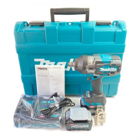 中古】 MAKITA マキタ 40Vmax インパクトレンチ 差込角19mm (バッテリ2