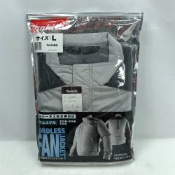 ◇◇ MAKITA マキタ 充電式ジャケット 工具関連用品 Lサイズ FJ418DZL グレー Sランク
