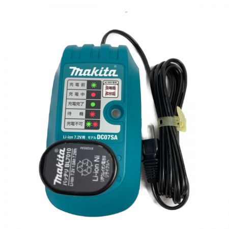  MAKITA マキタ 7.2V 充電式ペンドライバドリル (バッテリ1個・充電器・ケース付） DF010DS ブルー