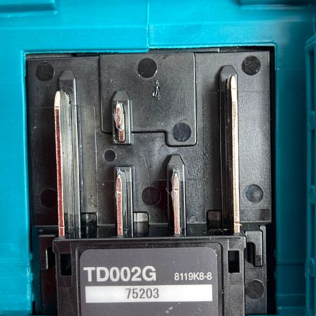  MAKITA マキタ 40Vmax 充電式インパクトドライバ (バッテリ2個・充電器・ケース付) TD002GRDX ブルー