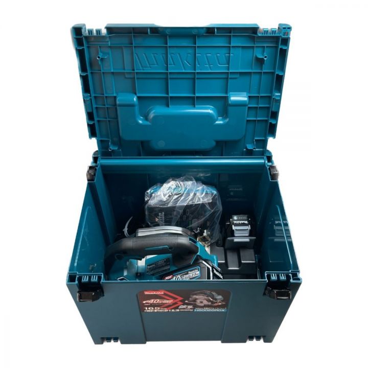 MAKITA マキタ 無線連動対応 40Vmax 165mm 充電式マルノコ バッテリ2個・充電器・ケース付 HS002GRDX  ブルー｜中古｜なんでもリサイクルビッグバン