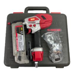 ＊＊ MAX マックス 55mm 常圧スーパーフィニッシュエアネイラ （ケース付） TA-255SF2(D) レッド Aランク