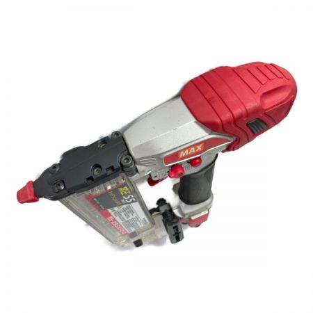  MAX マックス 55mm 常圧スーパーフィニッシュエアネイラ （ケース付） TA-255SF2(D) レッド