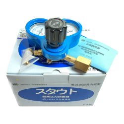 ＊＊ TASCO スタウト 酸素圧力調整器 乾式安全器内蔵型 A380AC-2 ブルー Sランク