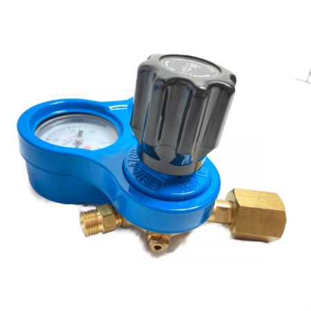  TASCO スタウト 酸素圧力調整器 乾式安全器内蔵型 A380AC-2 ブルー