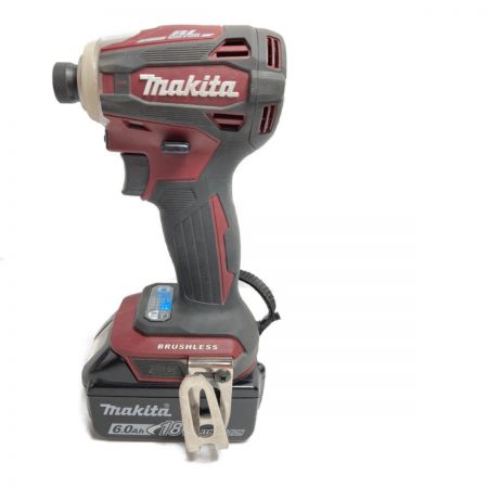  MAKITA マキタ 18V インパクトドライバ (バッテリ2個・充電器・ケース付） TD172DGXAR オーセンティックレッド