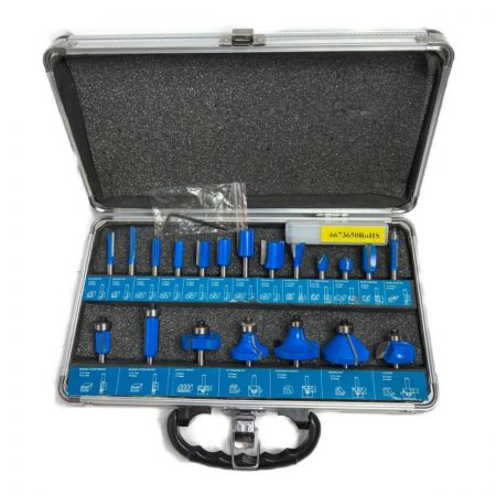  RYOBI リョービ トリマ (ガイド＆20本組ビットセット付) MTR-42 ブルー