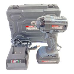 ＊＊ ASTRO PRODUCTS アストロプロダクツ 18V インパクトレンチ (バッテリ1個・充電器・ケース付） AP050847 グレー Bランク