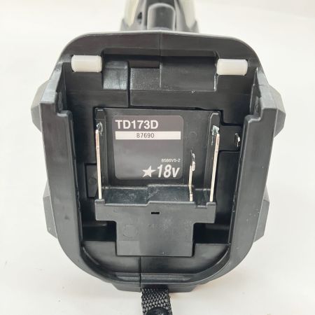  MAKITA マキタ 充電式インパクトドライバ 18v TD173D ブラック 未使用品