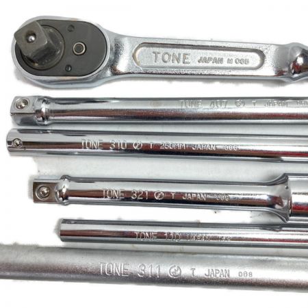  TONE トネ ソケットレンチセット 34pcs 差込角12.7mm ケース付 No170M グリーン