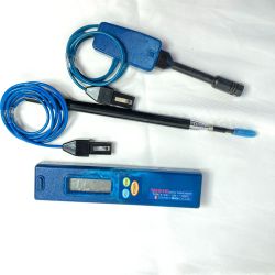 ＊＊ TASCO  デジタル温度計 (温度センサー2個付属) ※電池カバー欠品 TA410-110 ブルー Cランク