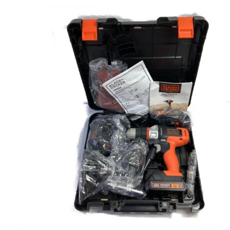  BLACK+DECKER ブラックアンドデッカー 18V コードレスマルチツール マルチエボ   EVO185 オレンジ