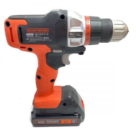 BLACK+DECKER ブラックアンドデッカー 18V コードレスマルチツール マルチエボ   EVO185 オレンジ