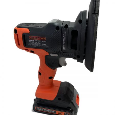  BLACK+DECKER ブラックアンドデッカー 18V コードレスマルチツール マルチエボ   EVO185 オレンジ