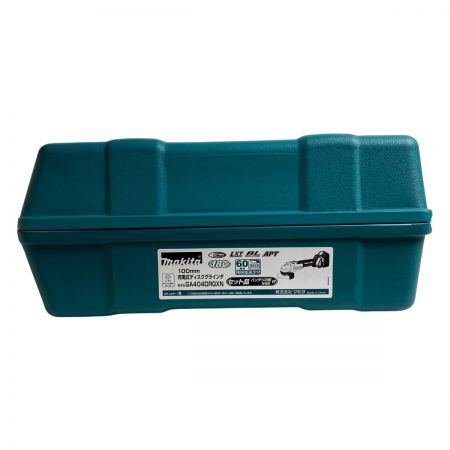  MAKITA マキタ 18V 100mm 充電式ディスクグラインダ バッテリ2個・充電器・ケース他付 GA404DRGXN ブルー