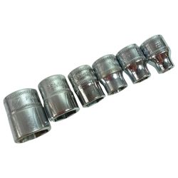 ＊＊ Snap-on スナップオン 6角シャローソケット 差込角9.5mm FSM171/141/121/101/91/81 6個セット FSM171/141/121/101/91/81 Cランク