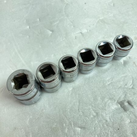  Snap-on スナップオン 6角シャローソケット 差込角9.5mm FSM171/141/121/101/91/81 6個セット FSM171/141/121/101/91/81