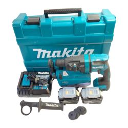 ＊＊ MAKITA マキタ 18V 18mm ハンマドリル　集じんシステム(DX05)・バッテリ2個・充電器・ケース付 HR182DRGXV ブルー Bランク