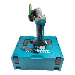 ＊＊ MAKITA マキタ 18V 100mm 充電式ディスクグラインダ (バッテリ1個・ケース付）充電器なし GA402D ブルー Bランク