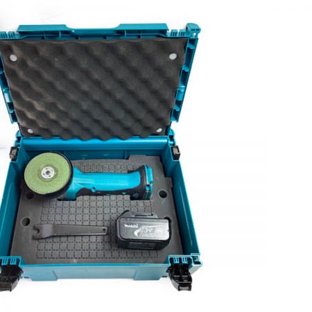  MAKITA マキタ 18V 100mm 充電式ディスクグラインダ (バッテリ1個・ケース付）充電器なし GA402D ブルー