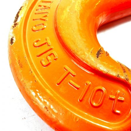  TAIYO 大洋製器工業 重量フック バネ付 T-10t (2) GHK-10 オレンジ