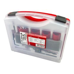 ＊＊ MIYANAGA バイメタルホルソー ボックスキット (ケース・取説付） SLBIBOX4 レッド Sランク