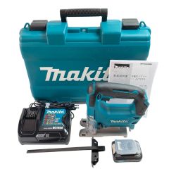 ＊＊ MAKITA マキタ 10.8V 充電式ジグソー (バッテリ1個・充電器・ケース付） JV101DSH ブルー Bランク