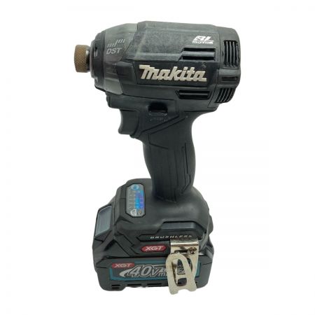  MAKITA マキタ 40Vmax 充電式インパクトドライバ (バッテリ2個・充電器・ケース付) TD002GRDXB ブラック