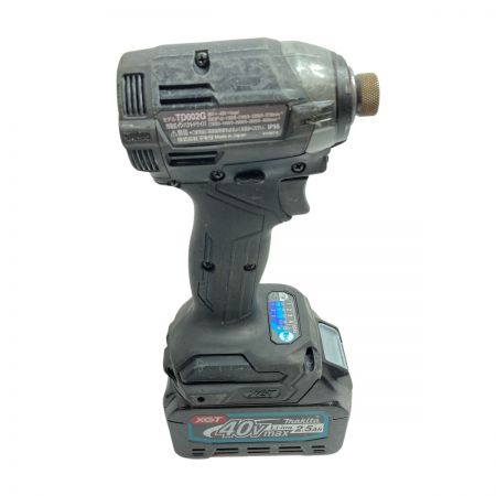 中古】 MAKITA マキタ 40Vmax 充電式インパクトドライバ (バッテリ2個