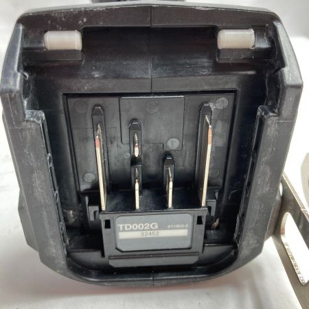  MAKITA マキタ 40Vmax 充電式インパクトドライバ (バッテリ2個・充電器・ケース付) TD002GRDXB ブラック