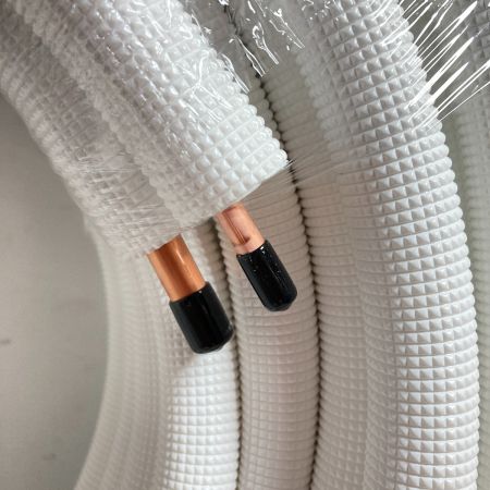  KANTO ペアコイル P23N 2分3分 20m 難燃性 KP-23 ホワイト