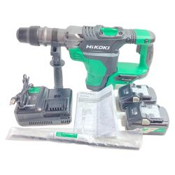 ＊＊ HiKOKI ハイコーキ 36V ハンマドリル SDSmaxシャンク バッテリ2個・充電器・ケース付 DH36DMA 2WP グリーン Aランク