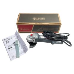 ＊＊ KYOCERA キョウセラ 100mm コード式ディスクグラインダー (2) AG111H ブラック Sランク