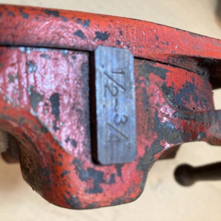  REX レッキス 自動切上ダイヘッド チェーザ付 4台セット レッド