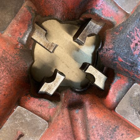  REX レッキス 自動切上ダイヘッド チェーザ付 4台セット レッド